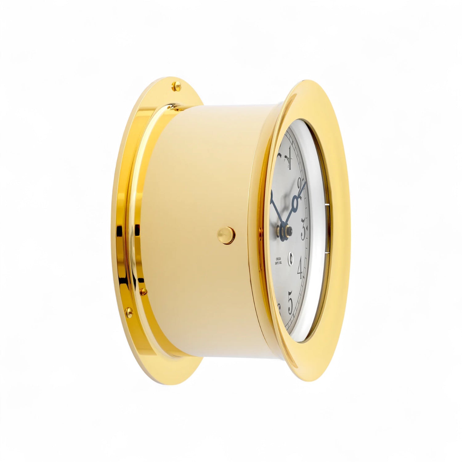 Chelsea Clock Ship’s Bell | 21083 | Mechanisch | 4,5" wijzerplaat | Messing van de zijkant