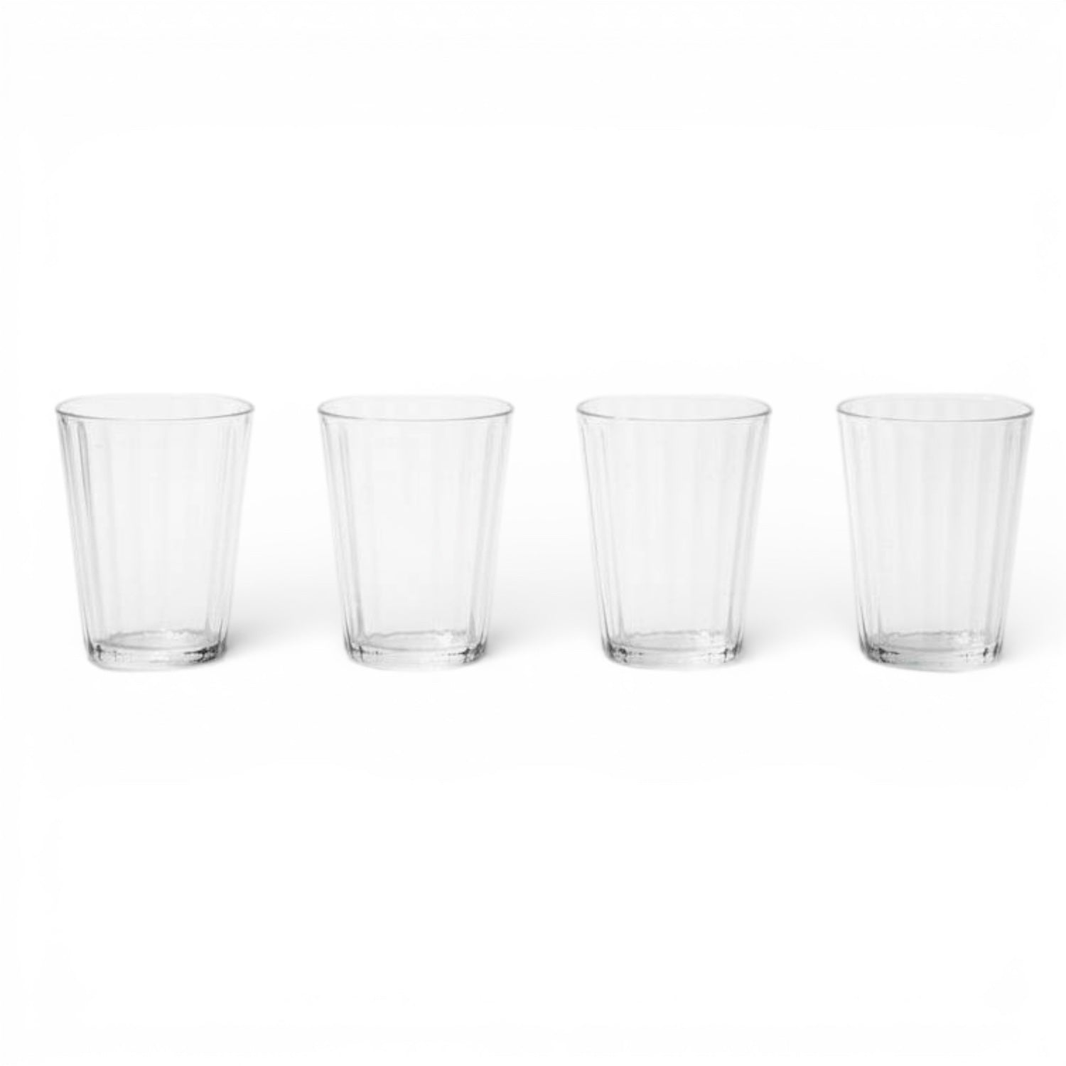 Flamefield waterglas Crystal Line 265 ml (set van 4) - kristallook, onbreekbaar