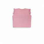 Daisy Flower | Rood/Wit Gestreept Zwemvest 3–6 jaar achterkant