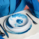 Deep sea dinner set op tafel