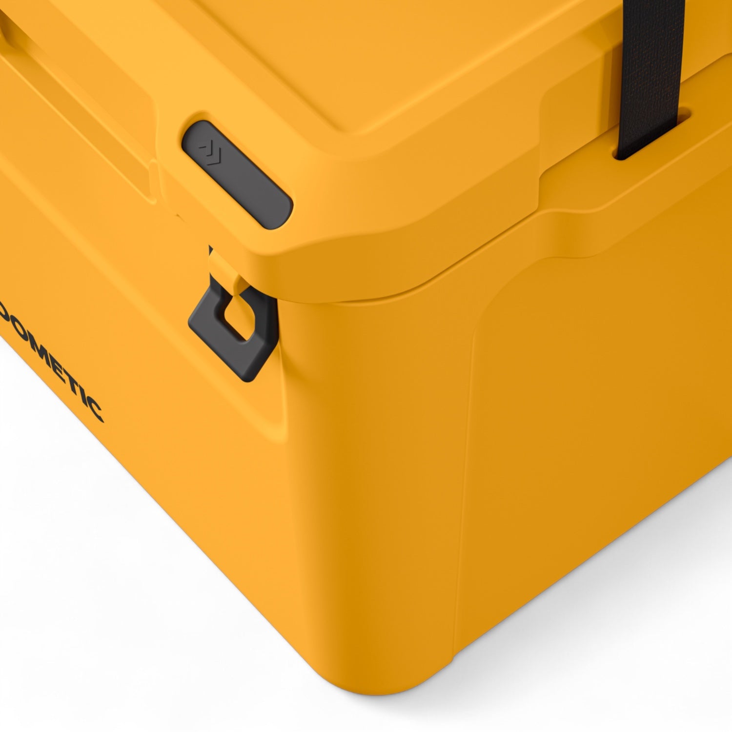 Dometic CI 15 koelbox 15L – passief, voor boot & outdoor, detail in Glow kleur, detailfoto van bovenaf