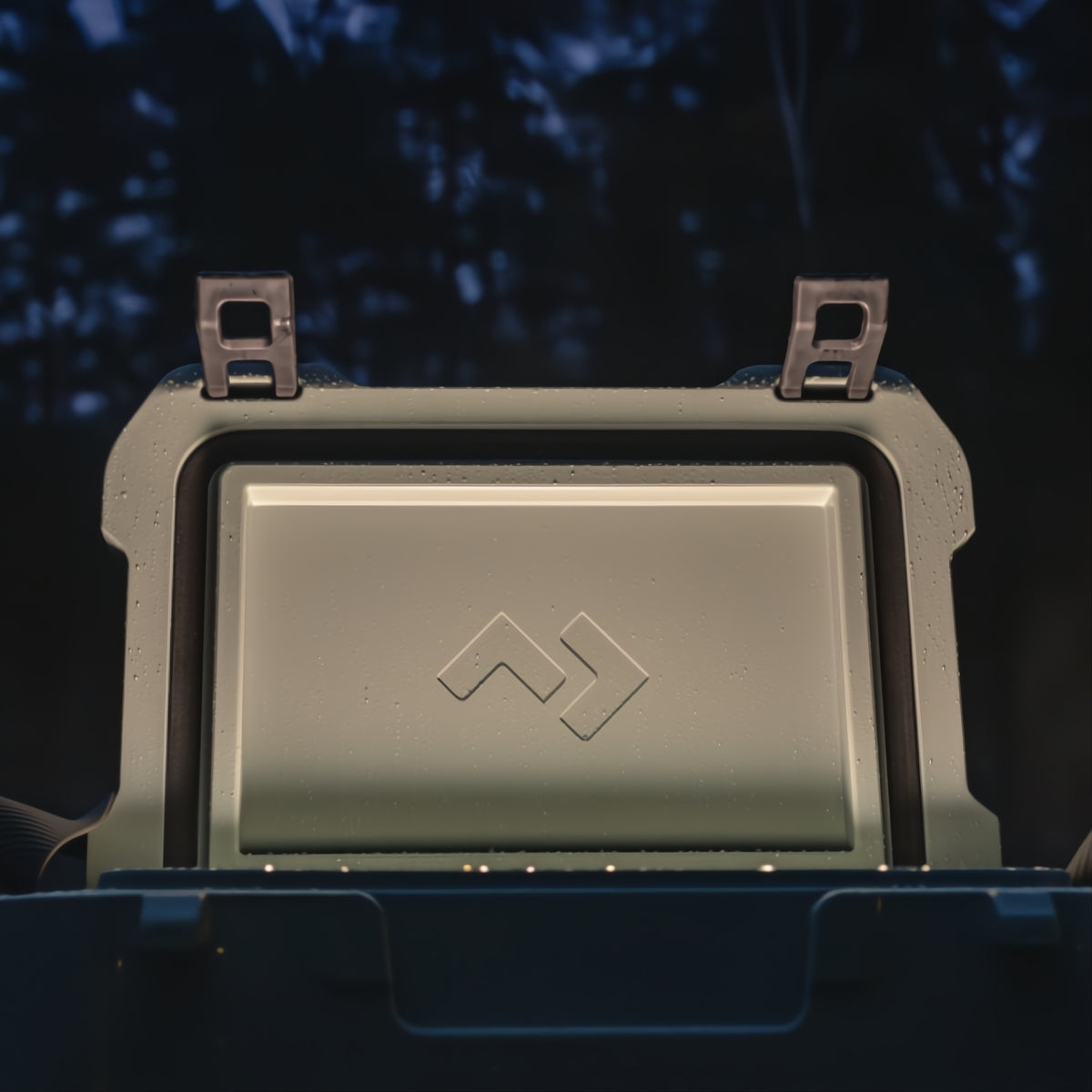 Dometic CI 15 koelbox 15L – passief, voor boot & outdoor, detail in Mist kleur van bovenaf gezien