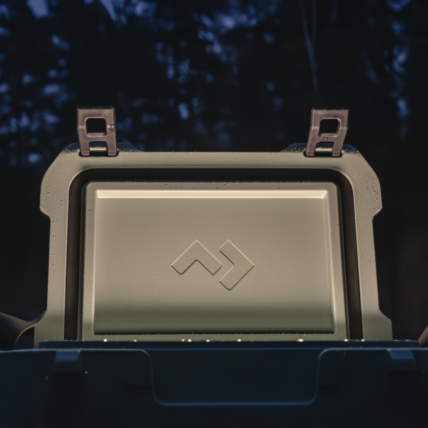 Dometic CI 15 koelbox 15L – passief, voor boot & outdoor, detail in Mist kleur van bovenaf gezien