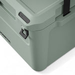 Dometic CI 15 koelbox 15L – passief, voor boot & outdoor, detail in Moss kleur, detailfoto van sluiting van bovenaf