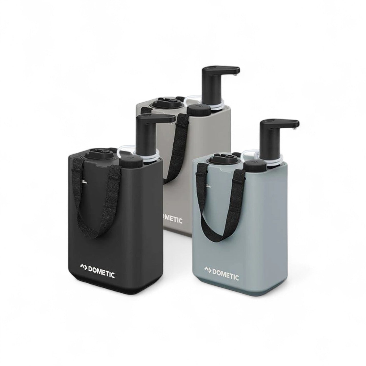 Dometic GO Hydration Water Faucet – oplaadbare, draagbare waterkraan gekoppeld aan drie watertanks