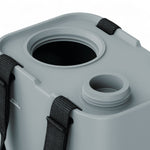 Dometic GO watertank 11L - draagbaar, compact, glacier ingezoomd op de opening