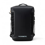 Dometic PSC22BP koelrugzak – waterdichte koeltas backpack 22L in kleur Slate van de voorkant gezien met brand naam Dometic erop