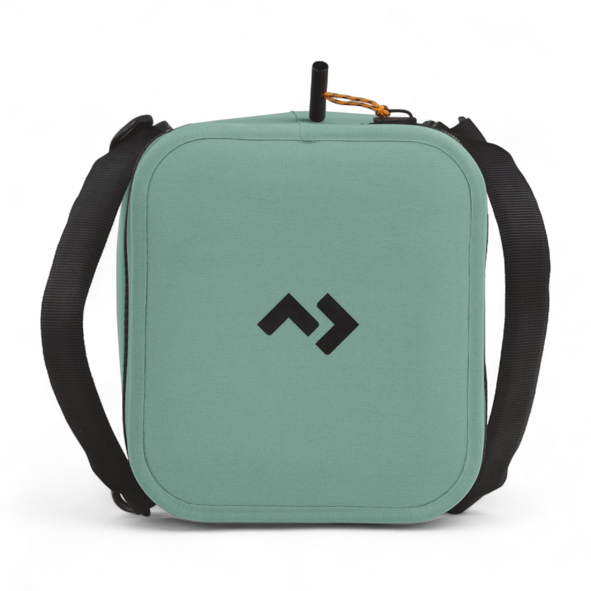 Dometic PSC9 Soft Cooler – bovenkant in beeld met waterdichte ritssluiting, schouderband en handige zijstrips, in kleur Moss