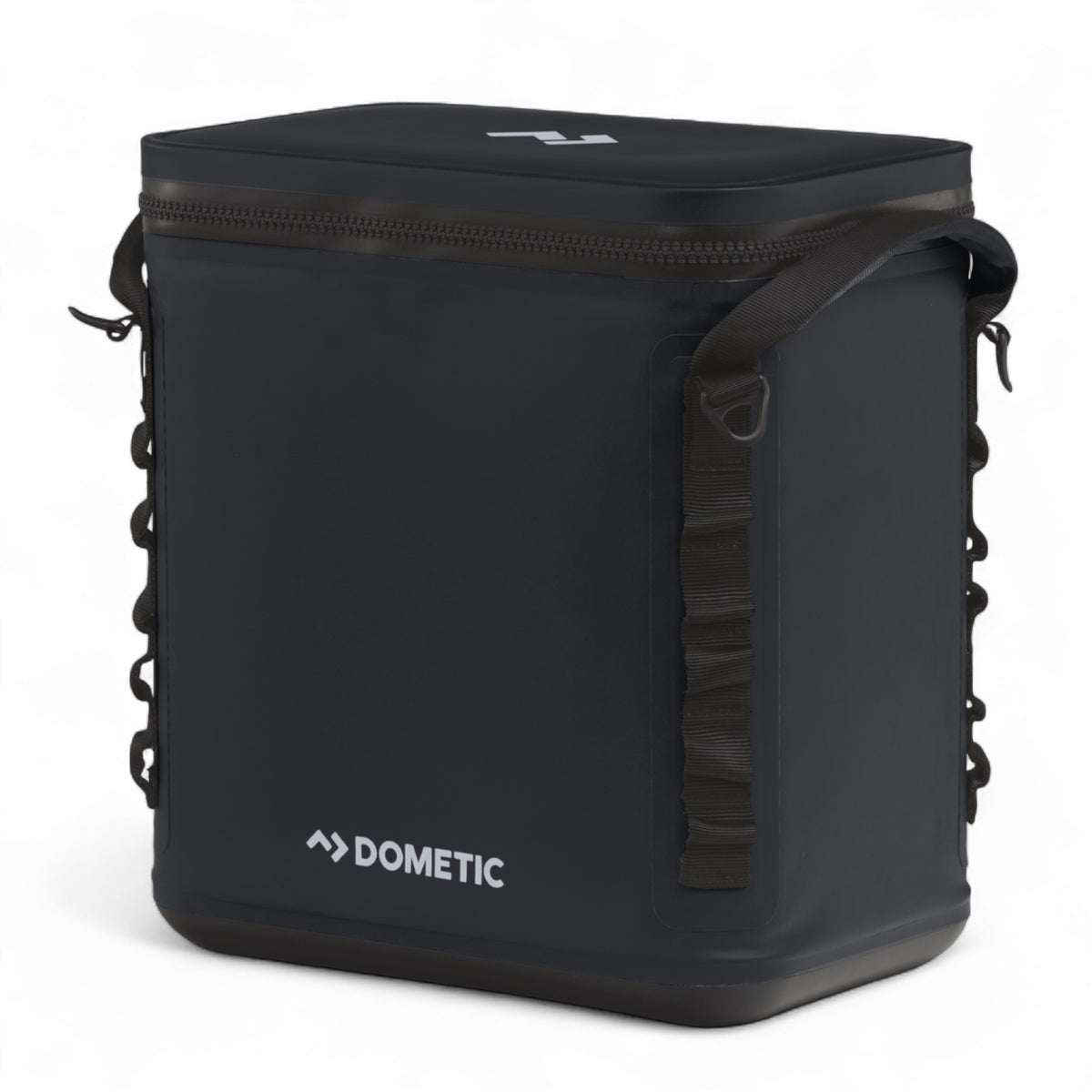 Dometic psc19-soft-cooler Slate schuin vooraanzicht met de deksel dichtgeritst