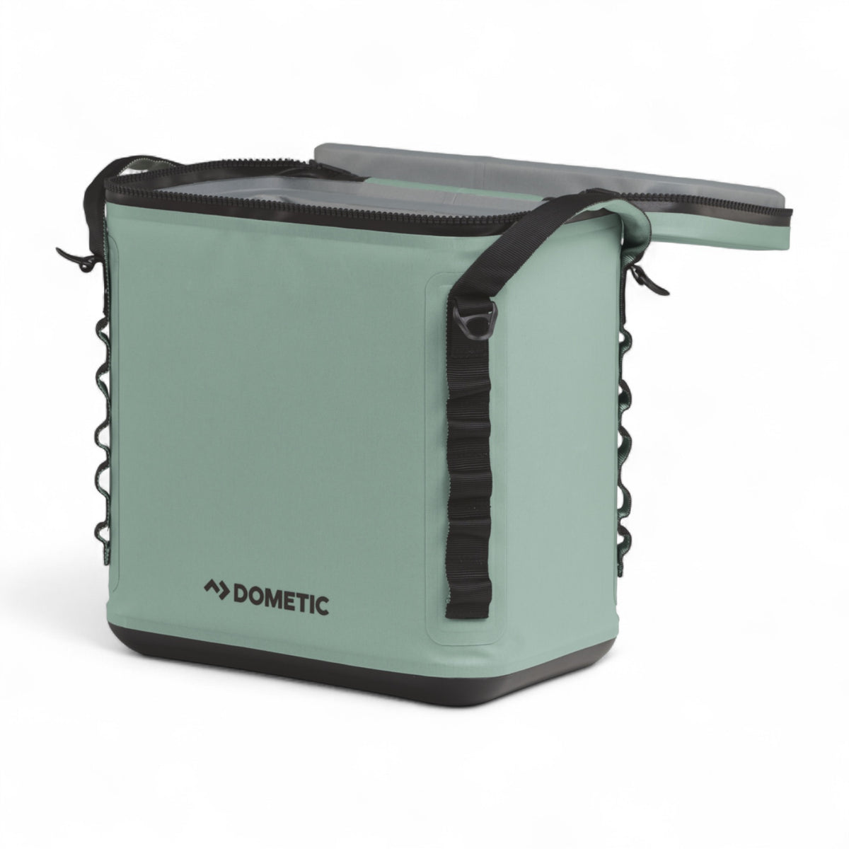 Dometic psc19-soft-cooler moss met open klep