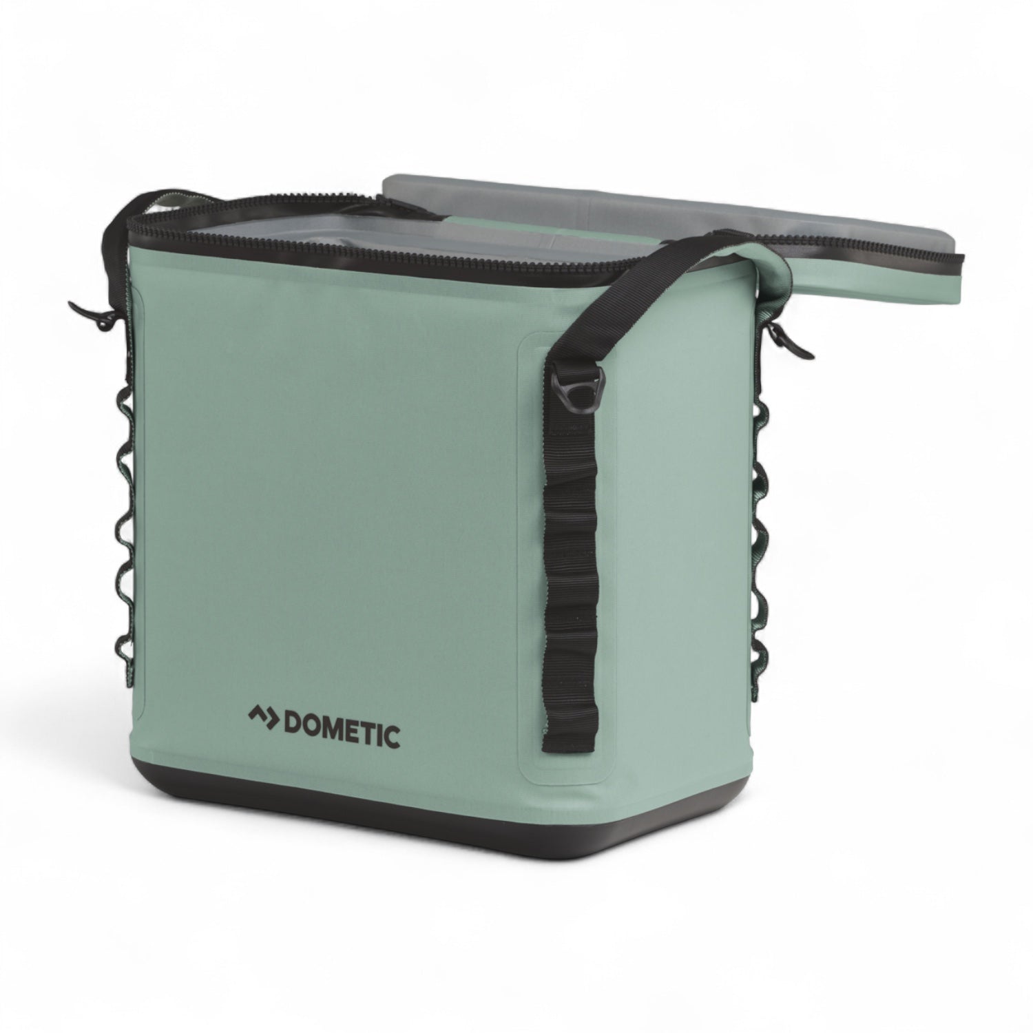 Dometic psc19-soft-cooler moss met open klep