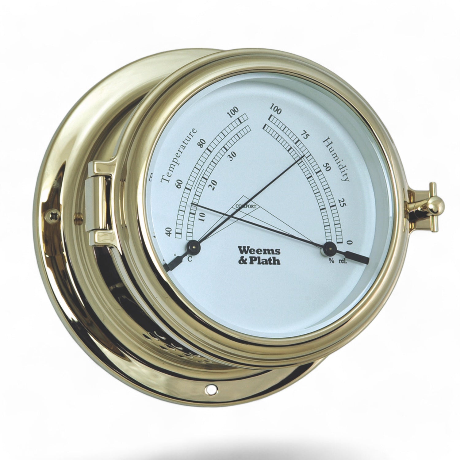Endurance II comfortmeter 115- licht, elegant, patrijspoort opening messing 510900 
