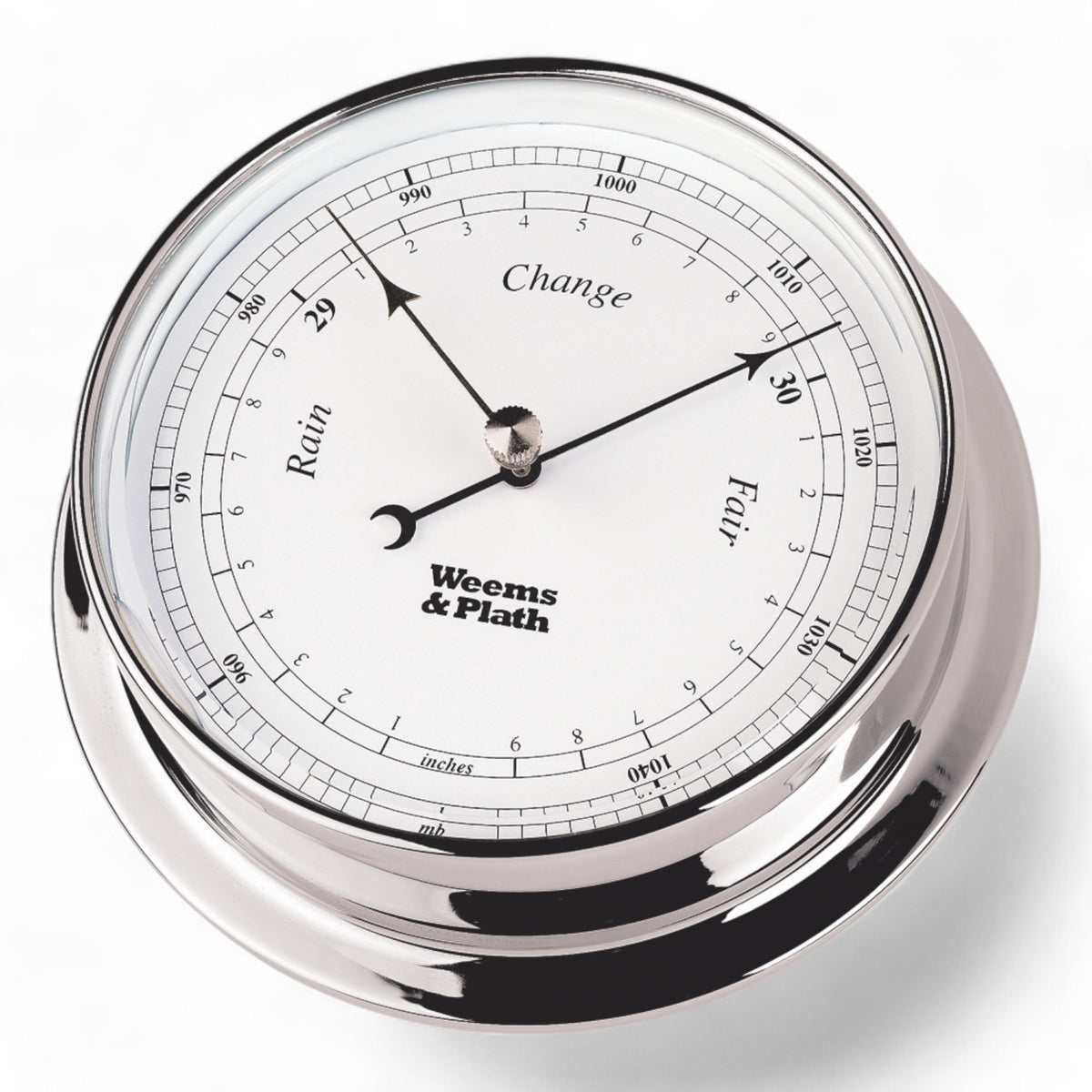 Endurance barometer - stijlvol, onderhoudsvrij, duurzaam chroom 320700