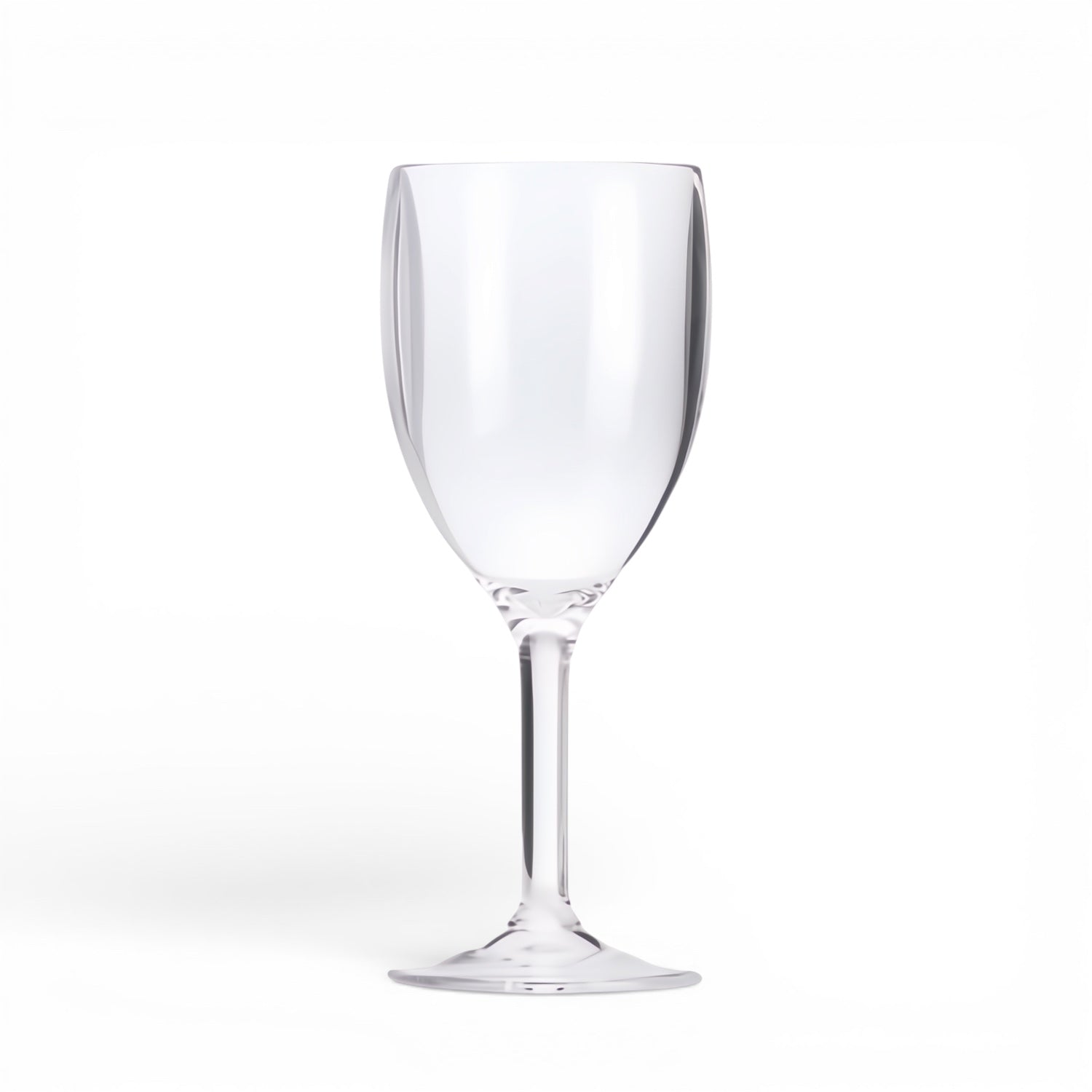 Flamefield Clear wijn goblet, een breukbestendig acryl wijnglas van transparant materiaal