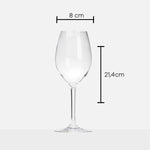Flamefield Goblet standaard wijnglas met afmetingen SP1665PK