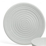 Flamefield Granite Pearl onbreekbaar servies – wit met ribbel patroon, stijlvol dinerbord