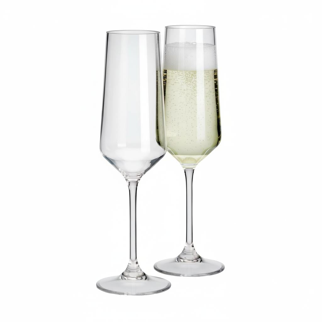 Flamefield Riviera champagneflute Tritan met anti-slip voet - set van 2