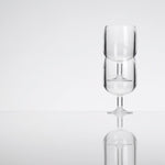 Flamefield SP1843 2 Stackable Wine goblet gestapeld