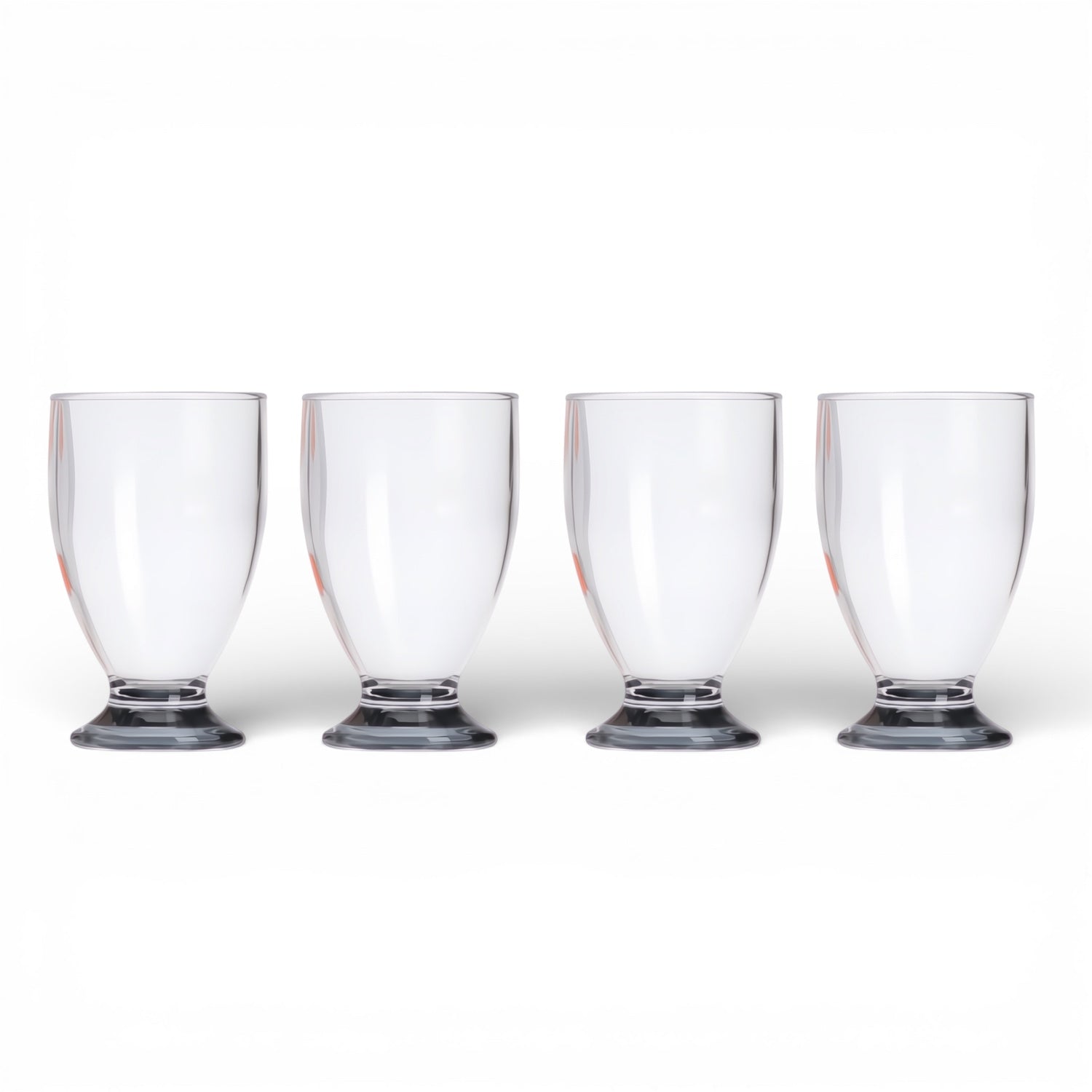 Flamefield sapglas Smoke Juice 220 ml (set van 4) – breukbestendig acryl
