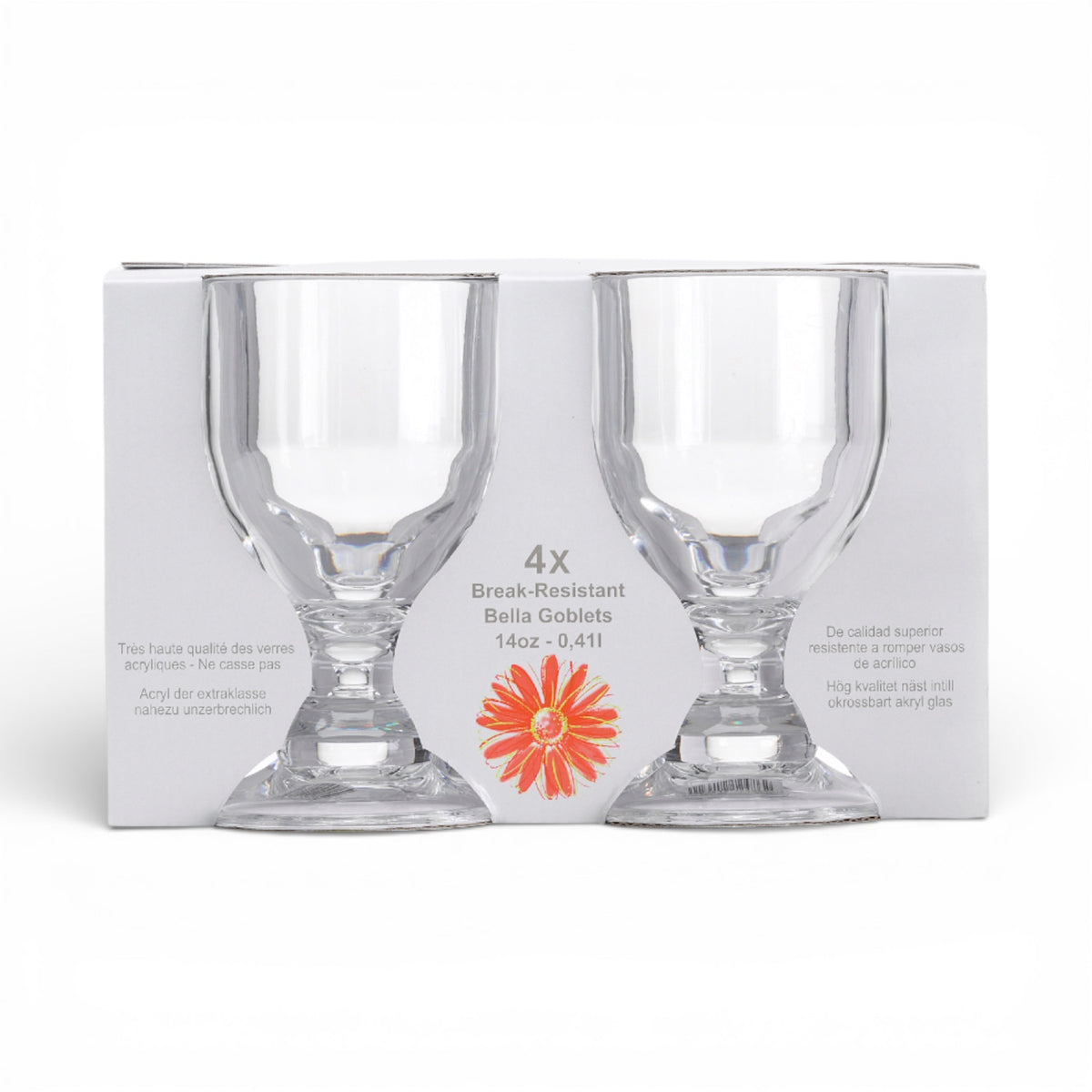Flamefield T0186cm Bella Goblets 4Pk