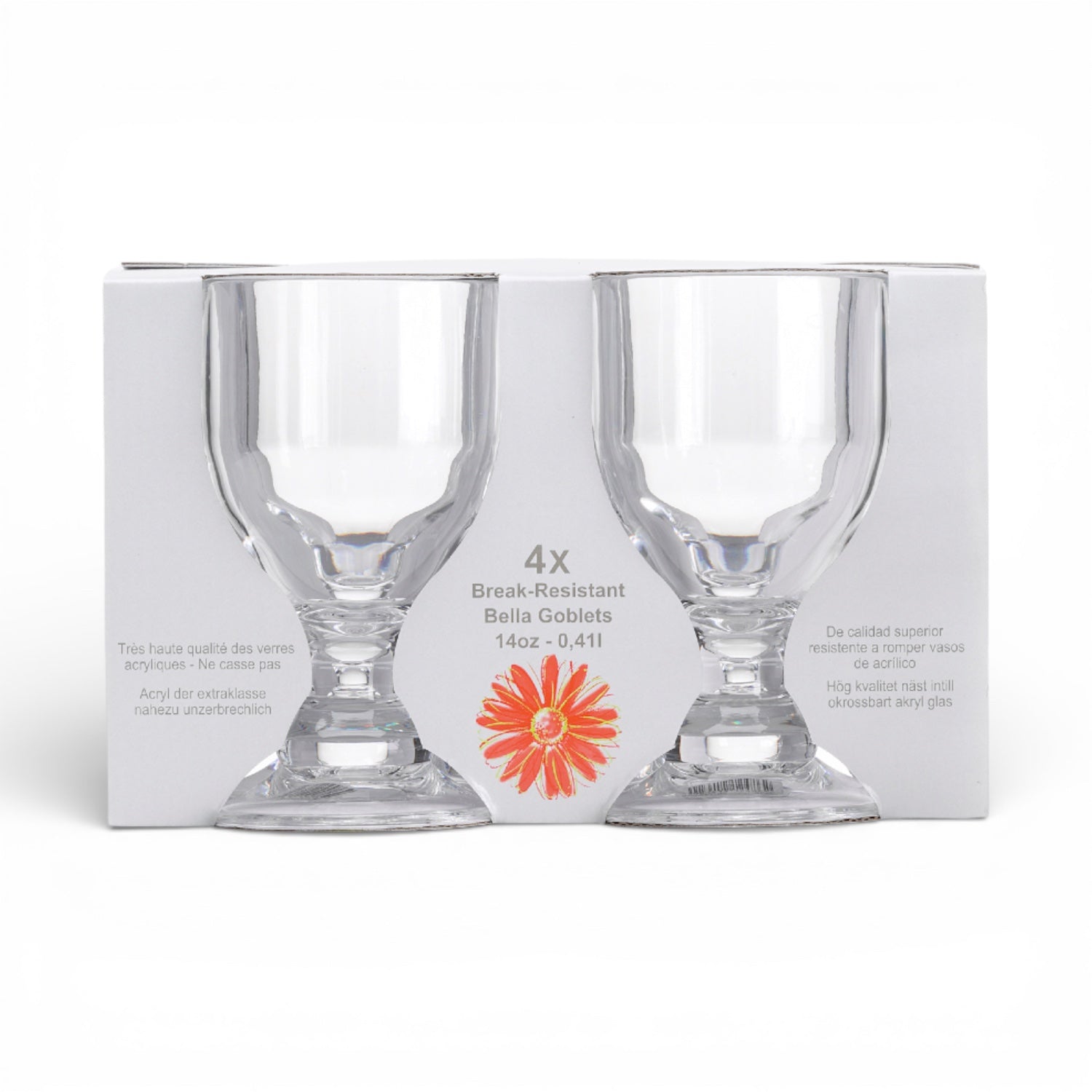 Flamefield T0186cm Bella Goblets 4Pk