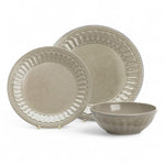 Flamefield Vintage Beige melamine servies – romantisch & chic, vanaf 2-persoons