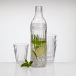 Flamefield infuser set onbreekbaar - waterfles en 4 glazen