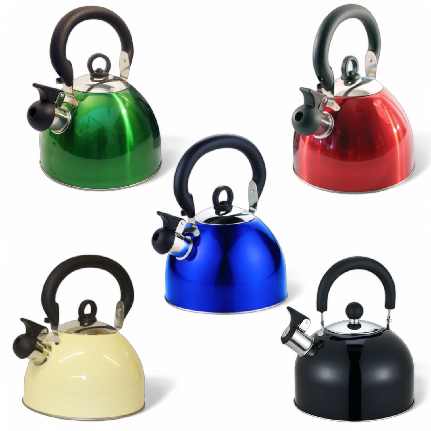 Flamefield ketels 5 kleuren