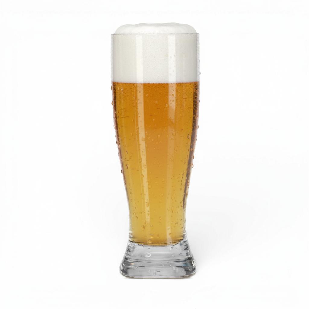 Flamefield Acrylic Pilsner Glass 680ml – Unbreakable Tulip-Shaped Beer Glass for Blond Beer