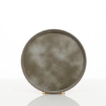 Flamefield serviesset Pebble Sky – 12-delig, mat grijs melamine dinerbord op een houder