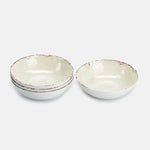 Flamefield serviesset Rustic Pearl – 12-delig melamine servies 4 kommen