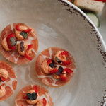 Flamefield serviesset Rustic Pearl – 12-delig melamine servies kom met tapas 