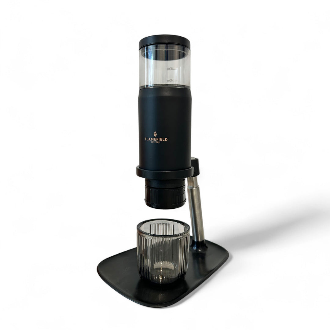 Flamefield draagbare espressomachine - USB-oplaadbaar, wit of zwart