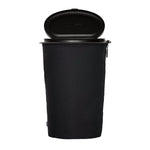 Flextrash flexibele prullenbak – Boldly Black maat L geopend