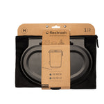 Flextrash flexibele prullenbak – Boldly Black maat M in verpakking