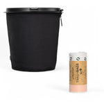 Flextrash flexibele prullenbak – Boldly Black maat M met afvalzakken