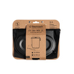 Flextrash flexibele prullenbak – Boldly Black maat S in verpakking