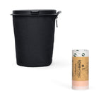 Flextrash flexibele prullenbak – Boldly Black maat S met afvalzakken