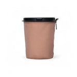 Flextrash flexibele prullenbak – Vintage Pink, maat medium, vooraanzicht met  klep dicht
