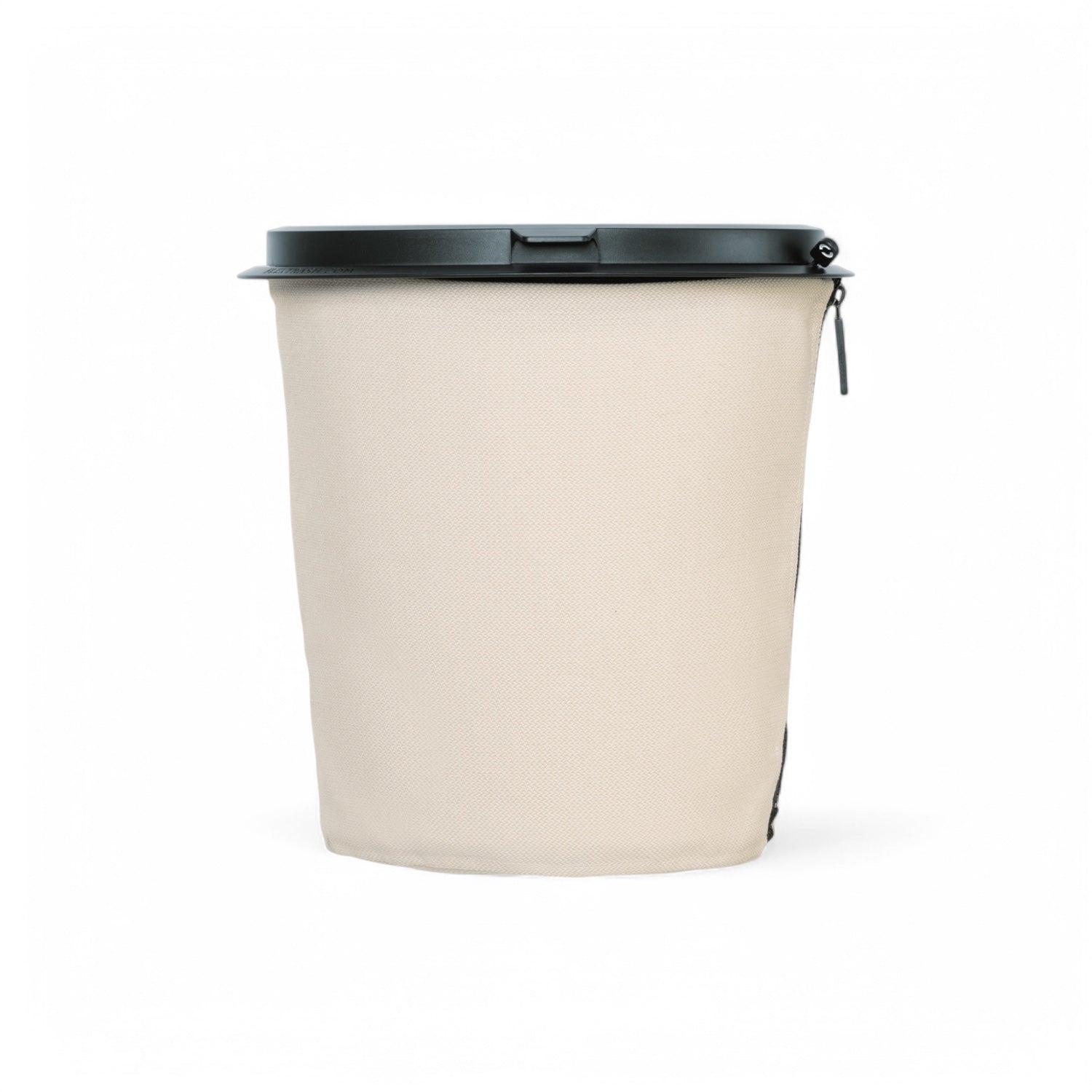 Flextrash flexibele prullenbak in kleur Casual Creme maat Medium vooraanzicht