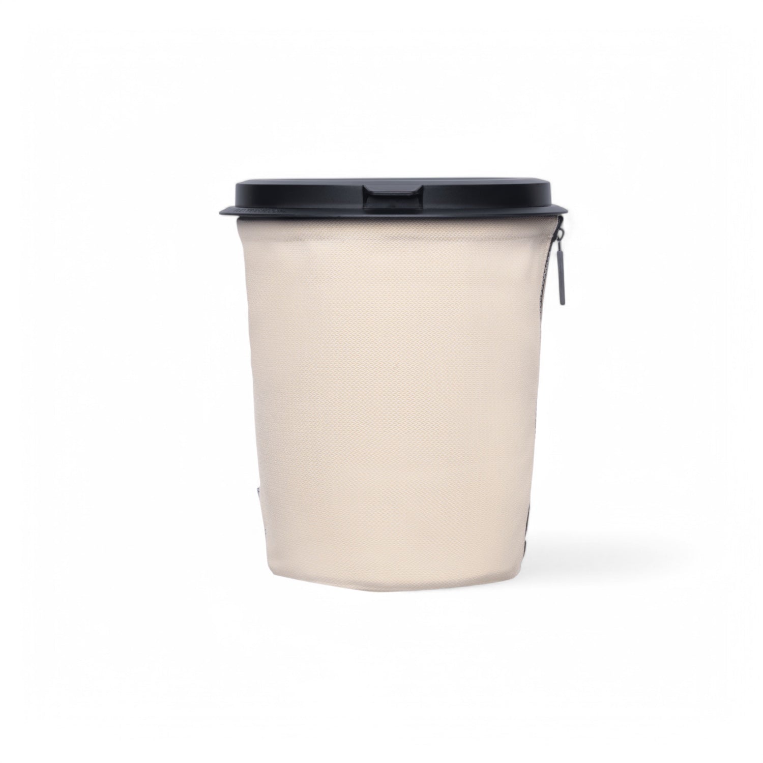 Flextrash flexibele prullenbak in kleur Casual Creme maat S 