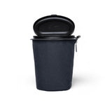 Flextrash flexibele prullenbak in kleur Navy Blue maat M met open klep