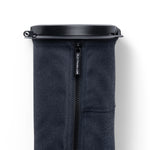 Flextrash flexibele prullenbak in kleur Navy Blue maat S met rits aan zijkant 