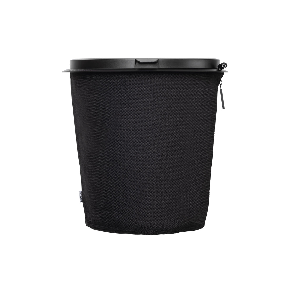 Flextrash flexibele prullenbak kleur zwart Boldly Black maat S