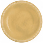Harmony Sunset bootservies effen met parelrand, 36303 dinerbord