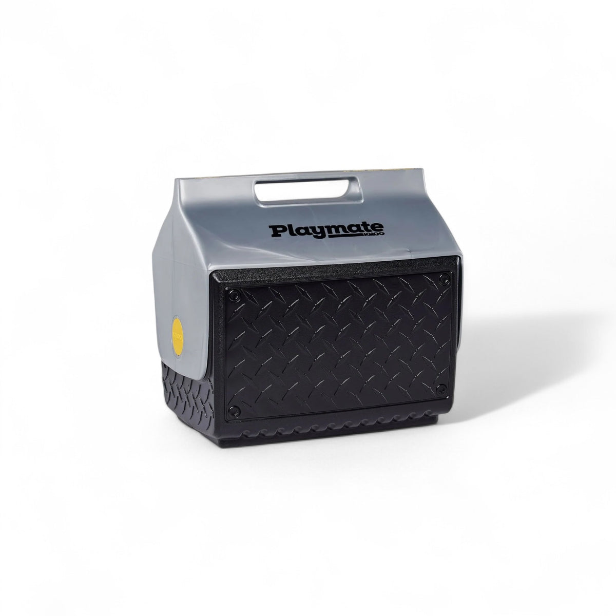 Igloo-14-Quart-Playmate-The-Boss-Ice-Chest-Cooler-Black-and-Silver met een van links voor