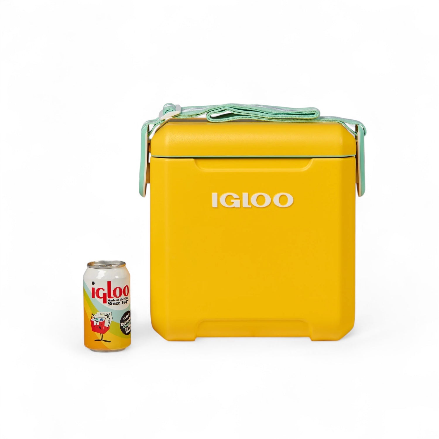 Igloo tag along too yellow from front with a can  jpg