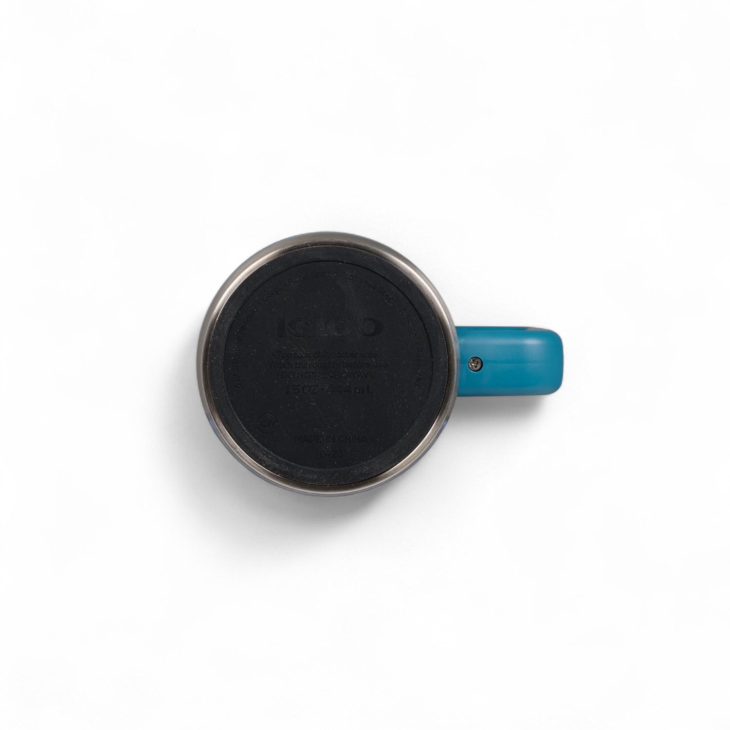 Igloo thermo modern blue koffiemok met antislip onderkant