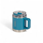 Igloo thermo modern blue koffiemok van de zijkant 2