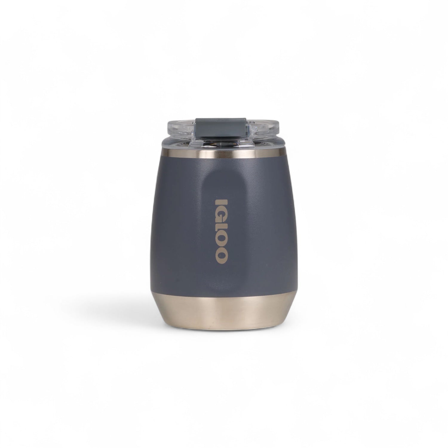 Igloo thermo wijnbeker 295ml carbonite met deksel 